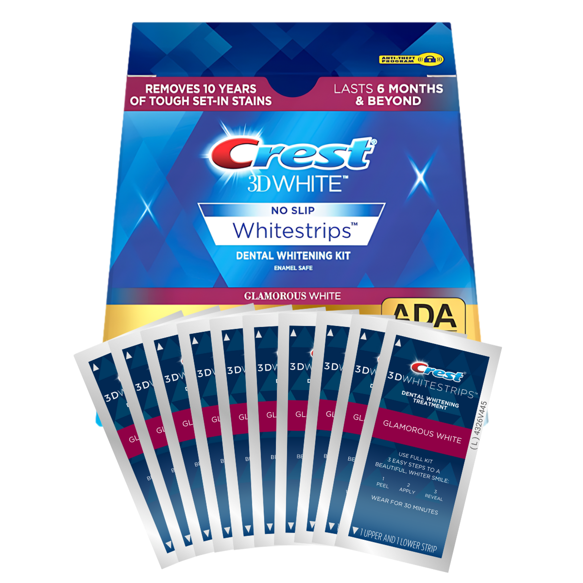Fehérítő Csíkok Crest Glamorous 3D White Whitestrips