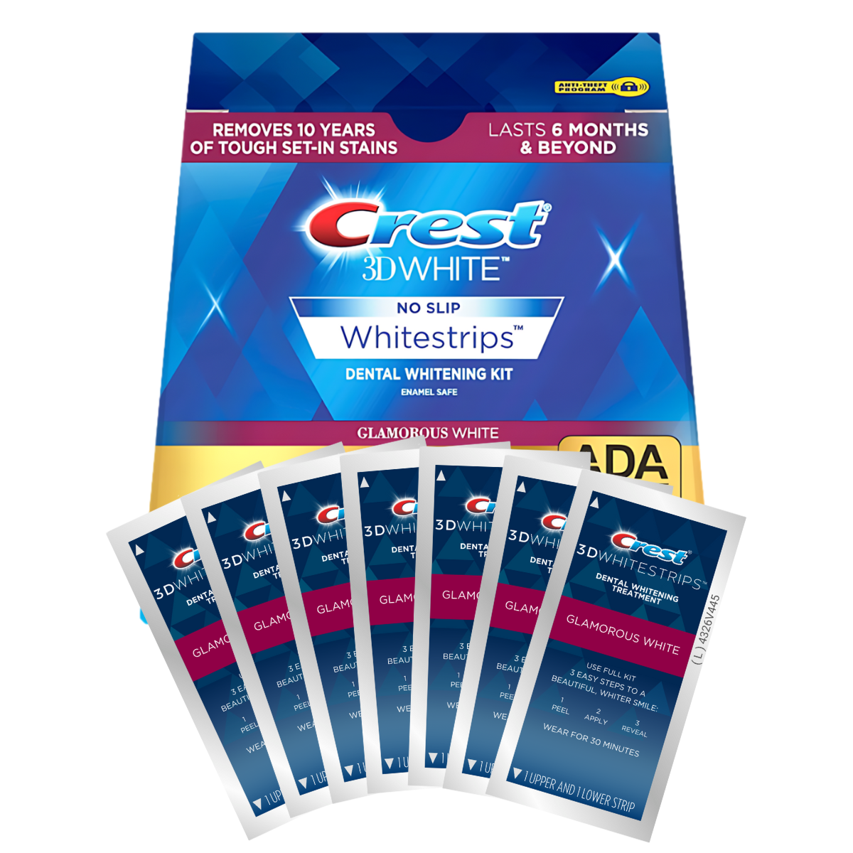 Fehérítő Csíkok Crest Glamorous 3D White Whitestrips