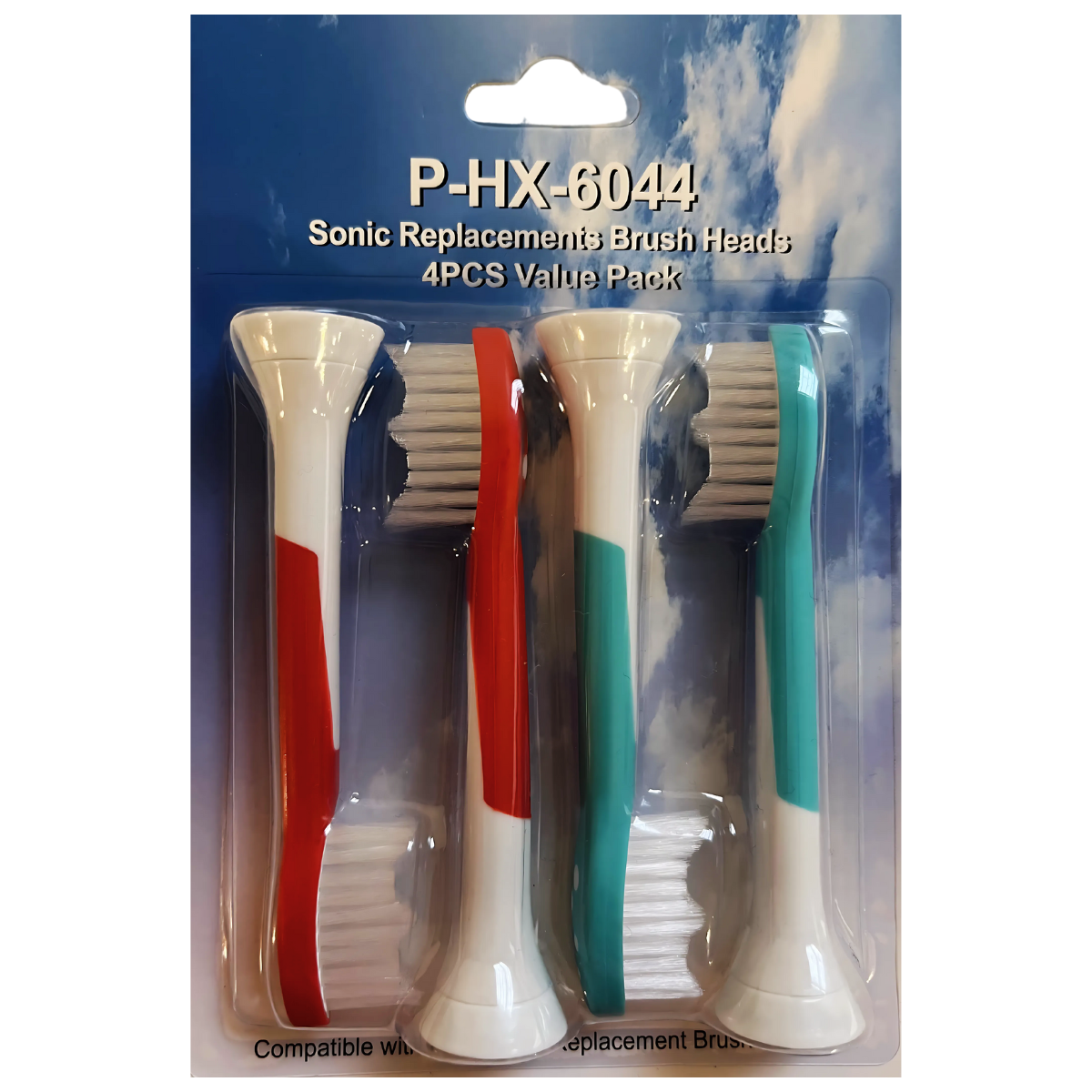 12 darabos cserefej készlet Philips Sonicare fogkeféihez – P-HX-6044/P-HX-6074/P-HX-6024