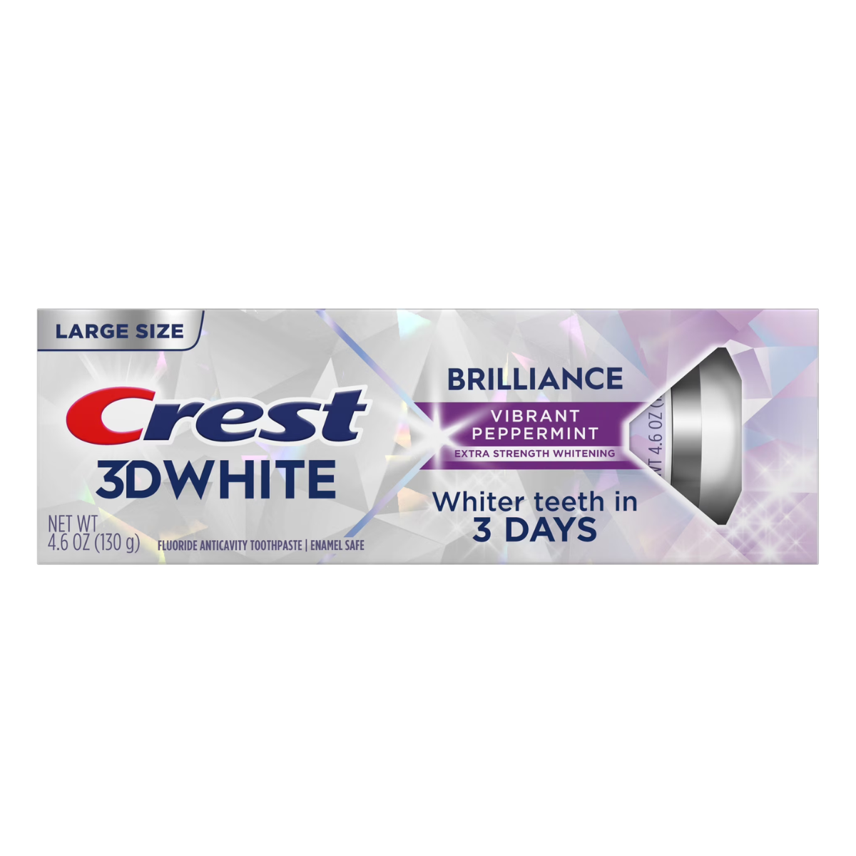 Fogkrém Crest 3D White Brilliance Vibrant Peppermint 130g