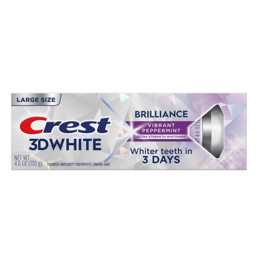 Fogkrém Crest 3D White Brilliance Vibrant Peppermint 130g