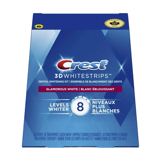 Bieliace Pásiky Crest Glamorous White 8 Levels Whiter