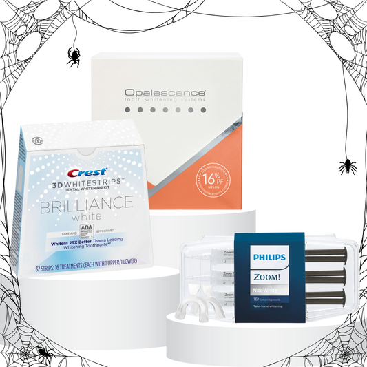 Prémiová súprava na bielenie zubov – Crest Brilliance + Opalescence PF16% + Philips Zoom 16%
