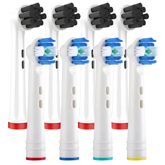 Sada 8 Náhradných Hlavíc Pre Zubné Kefky Oral-B – 4x EB18-P a 4x EB58-X